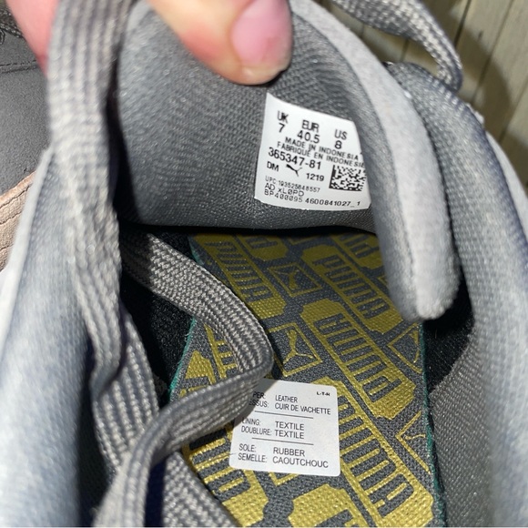 NWT Men’s Puma Suede Classic Castlerock Rose Sand Sneakers 8 - Picture 9 of 11